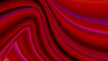 3D Web modern arkaplan rengi soyut geometrik şekiller kırmızı ve arkaplan döngüsü. m_119