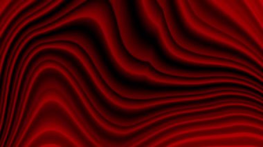 Tasarım kavramları, duvar kağıtları ve sunumlar için düz ipek veya saten dokuyla canlandırılmış soyut kırmızı dalgalı desen arkaplanı.