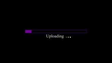 Animasyon çubuğu, sayı sayma animasyonuyla birlikte tam işlem çubuğu yükleniyor. m_244