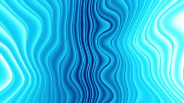 Soyut geometrik dalgalar döngüsü - 3 boyutlu animasyon. m_325