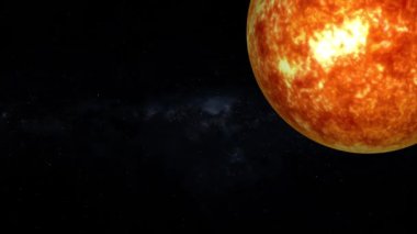 Venüs gezegeni dönüyor ya da dönüyor. m_445