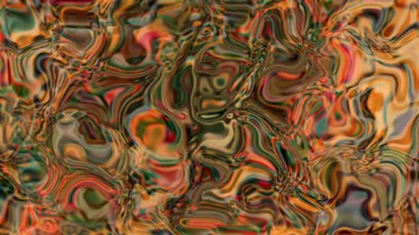 Абстрактный Волновой Фон Безморская Анимация — стоковое видео