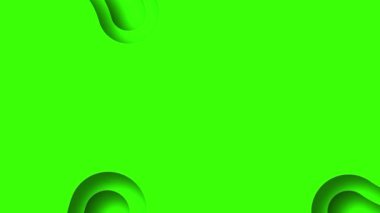 Güzel Dalga Tasarımı hareket arkaplanlı yeşil renk canlandırma arkaplanı.