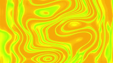Green and yellow color wave liquid animation background.