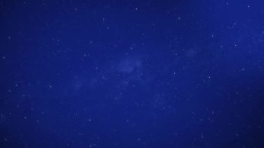 Görünür takımyıldızları olan hareketli yıldızlı gece gökyüzü, arka plan için uygundur.