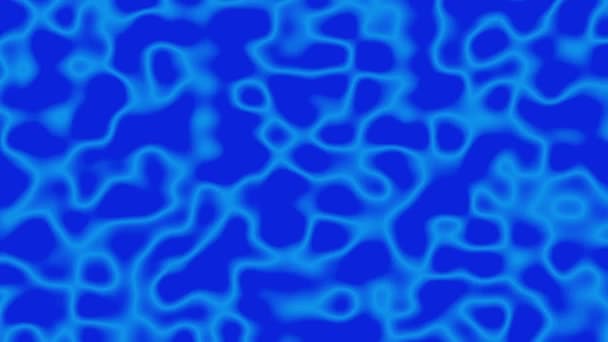 Графический Фон Цветовой Волны Движение Текстуры Синем Фоне — стоковое видео