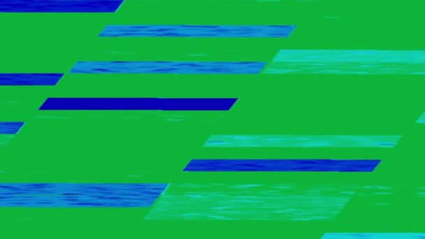 Abstrakte Grüne Farbe Animierte Bewegungsgrafiken Bunte Abstrakte Muster Fraktale Textur — Stockvideo
