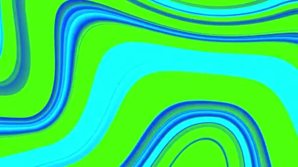 Glow Neon Abstract Colorful Wave Liquid Glowing Isolated Illustration Background — Stockvideo