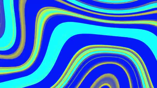 Glow Neon Abstract Colorful Wave Liquid Glowing Isolated Illustration Background — Stockvideo