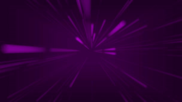 要旨明るいピンク色のストリップラインアニメーション背景 輝く光線の背景の速度 — ストック動画