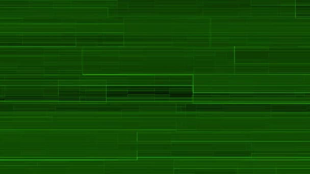 Animowane Zielony Kolor Musujące Linii Graficznej Wzór Graficzny Ruchu Grafiki — Wideo stockowe