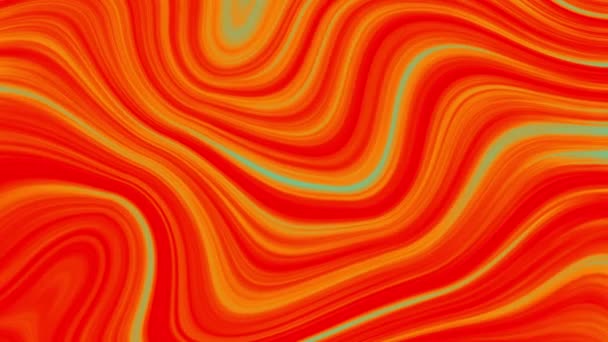 Resplandor Neón Abstracto Onda Colorida Líquido Brillante Espiral Animación Fondo — Vídeo de stock