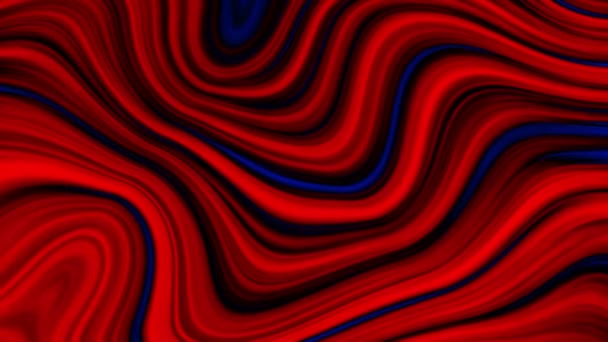 Glow Neon Abstracte Kleurrijke Golf Vloeistof Gloeiende Spiraal Animatie Achtergrond — Stockvideo