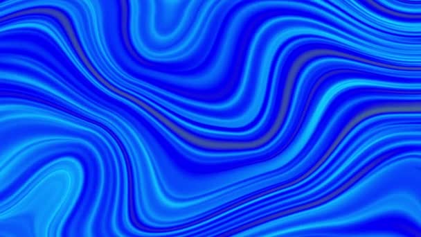Diseño Onda Color Azul Cian Abstracto Hermosos Gráficos Movimiento Fondo — Vídeos de Stock