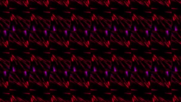 Abstract Naadloos Patroon Met Paarse Zwarte Tinten Geschikt Voor Geanimeerde — Stockvideo