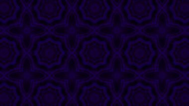 Simetrik geometrik tasarımlarla mor tonlarda soyut, dikişsiz desen, arka plan, tekstil ve ambalaj kağıdı için ideal..