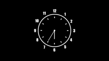 İkinci halka sonsuz döngü siyah ekran dijital yuvarlak klasik kronometre arka planı. rs_850