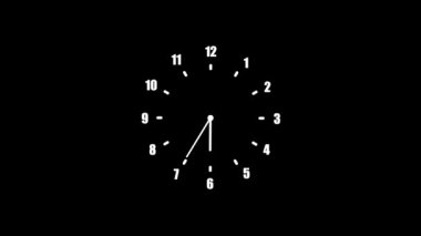 İkinci halka sonsuz döngü siyah ekran dijital yuvarlak klasik kronometre arka planı. rs_849