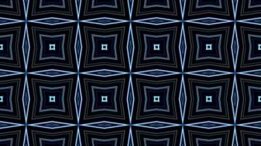 Utanmaz şablon kaleydoskop dizayn döngüsü süslemeli dekoratif animasyon arka planı. rs_869