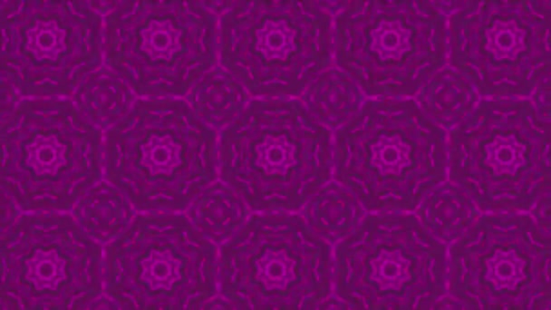 Schamlose Muster Kaleidoskop Design Looping Ornamentale Dekorative Animation Hintergrund Rs_798 — Stockvideo