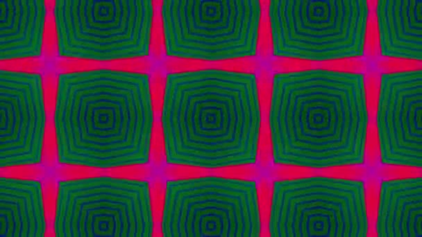 Schamlose Muster Kaleidoskop Design Looping Ornamentale Dekorative Animation Hintergrund Rs_853 — Stockvideo