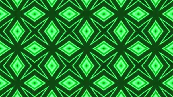 Schamlose Muster Kaleidoskop Design Looping Ornamentale Dekorative Animation Hintergrund Rs_875 — Stockvideo