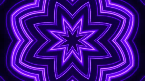 Schamlose Muster Kaleidoskop Design Looping Ornamentale Dekorative Animation Hintergrund Rs_878 — Stockvideo