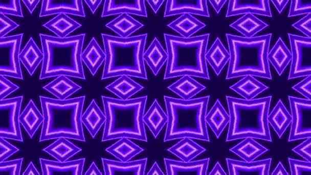 Schamlose Muster Kaleidoskop Design Looping Ornamentale Dekorative Animation Hintergrund Rs_877 — Stockvideo