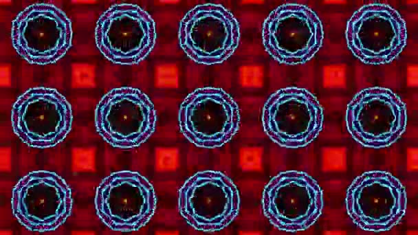 Schamlose Muster Kaleidoskop Design Looping Ornamentale Dekorative Animation Hintergrund Rs_885 — Stockvideo