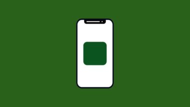 Pound işareti grafikleri üzerinde akıllı telefon görüntüsünün animasyon logotip arka planı. rs_905