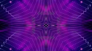 Kusursuz renksiz süs desenli Kaleydoskop tasarım animasyonu. rs_1074