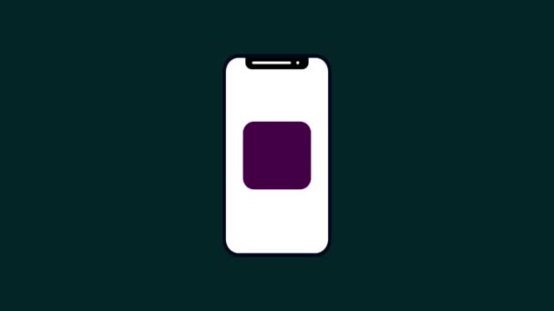 Анімований Логотип Тла Дисплея Смартфона Графіці Символів Валютних Знаків Rs_900 — стокове відео