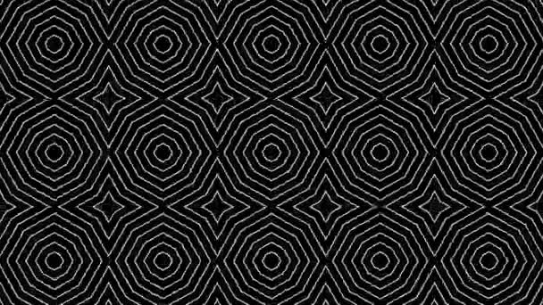 Απρόσκοπτη Πολύχρωμο Διακοσμητικό Μοτίβο Στυλ Καλειδοσκόπιο Animation Σχεδιασμό Rs_1071 — Αρχείο Βίντεο