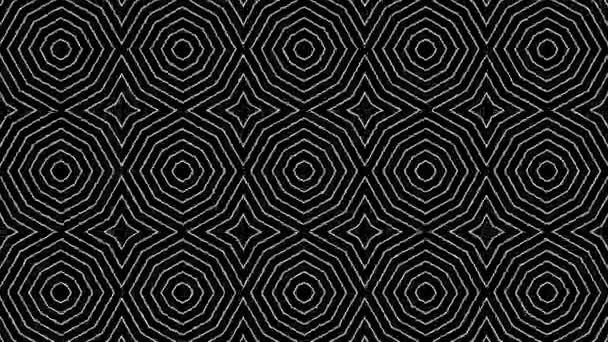 Seamless colorful ornamental pattern style Kaleidoscope design animation. rs_1071