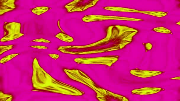 Цветной Волновой Жидкий Фон Смешать Цвет Жидкости Чернил Фона Rs_1180 — стоковое видео