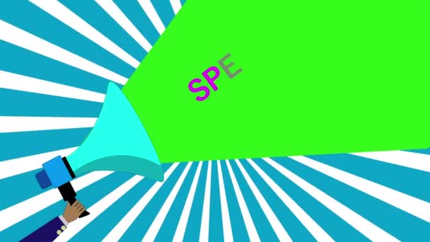 Comic Pop Art Text Sonderangebot Banner Überraschungsmoment Stile Strahlen Animation — Stockvideo