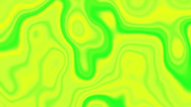 Arkaplan 3D Rending Motion Animasyon Render Vinous Sallanan Doku Kumaşı. Yeşil renk sıvı.