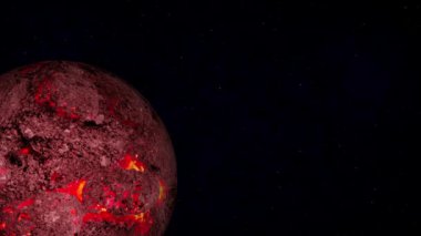 Yörüngedeki Asteroid Kuşağıyla Yanan Sıcak Lav Gezegeni