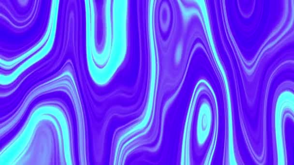 美丽的蓝绿色水底 有慢动作的波纹和波浪 — 图库视频影像