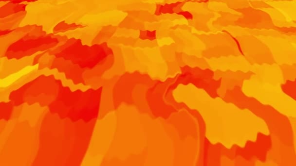 Abstrato Líquido Fundo Animado Colorido Manchas Morfológicas Fusão Juntos 1425 — Vídeo de Stock