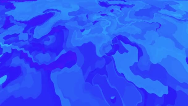 Abstract Liquid Animated Background Colored Stains Morphing Melting Together 1428 — Stock Video
