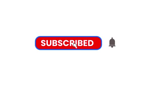 Abonnieren Mit Glockensymbol Symbol Animiert Auf Grünem Hintergrund Rs_1484 — Stockvideo