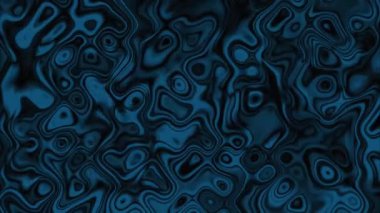 Akışkan çizgiler ve psikedelik tasarım ile canlandırılmış soyut mavi dalgalı desen arkaplanı.