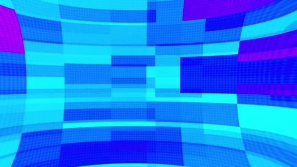 Abstract Grid Seamless Motion Background Square Blocks Colorful Animated Background — Stock Video