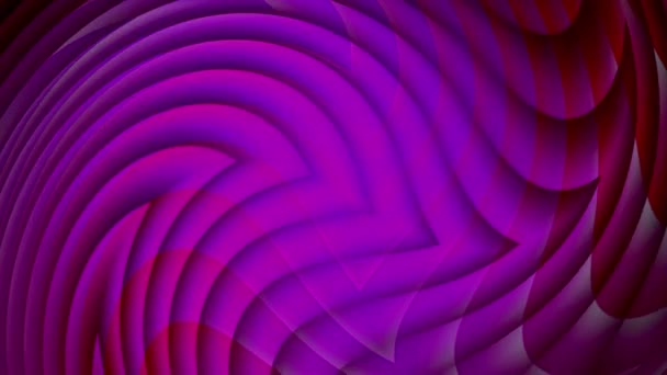 Looped Stylish Abstract Color Wavy Smooth Silk Concept Colorful Liquid — Stock Video