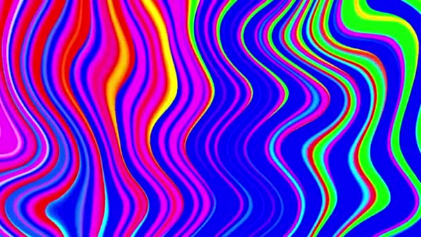 Fondo Degradado Retorcido Colorido Abstracto Animación Colorida Ola Líquida R_38 — Vídeos de Stock