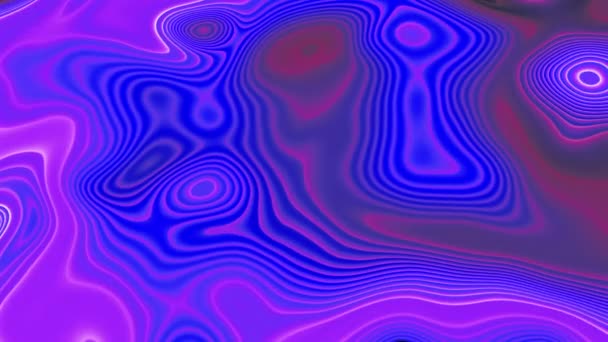 Abstrakter Farbenfroher Verdrehter Hintergrund Animation Bunte Welle Flüssigkeit R_48 — Stockvideo
