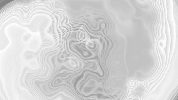Abstrakte Weiße Farbe Verdreht Farbverlauf Hintergrund Animation Bunte Welle Flüssigkeit — Stockvideo