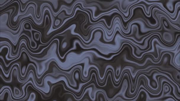 Abstract Golvend Patroon Kleuren Zwart Grijs Geanimeerd Geschikt Voor Achtergronden — Stockvideo