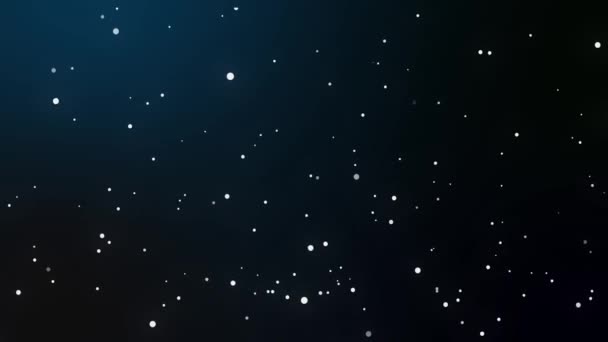 Ciel Nocturne Abstrait Avec Des Étoiles Scintillantes Animées Sur Fond — Video